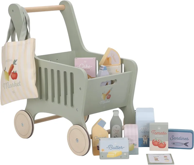 kinderwinkelwagen - 14-delig by Little Dutch in Green – product photo