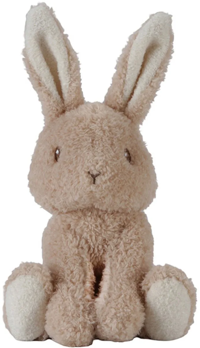 Knuffel Baby Bunny 15 cm Newborn Naturals van Little Dutch in Bruin – productfoto