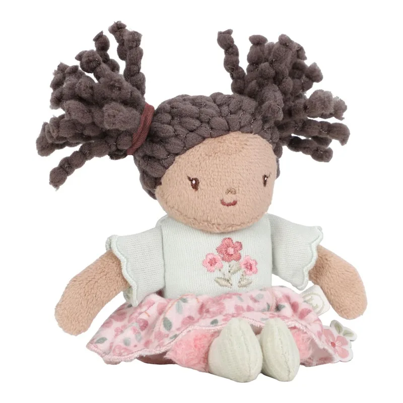 Knuffelpop - Evi - 10 cm van Little Dutch in Groen – productfoto 2 van 2