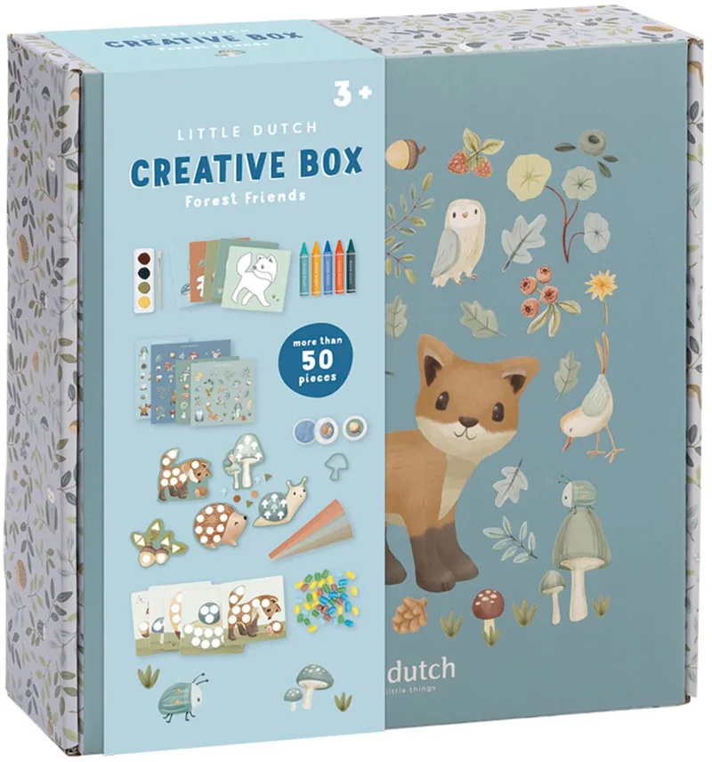 Bambolino Toys Little Dutch Craft Box - Forest Friends von Little Dutch in Mehrfarbig – Produktfoto