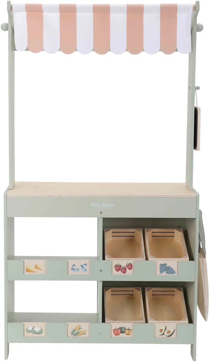 marktkraam - 16-delig by Little Dutch in Multicolour – product photo 1 of 4