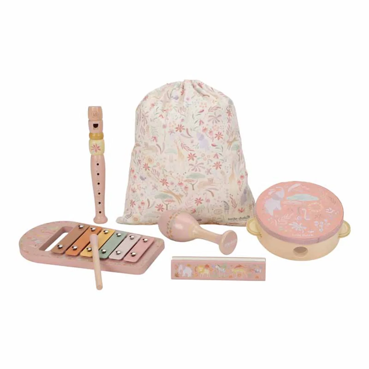 Muziekset - FSC - Safari Friends från Little Dutch i Rosa – produktbild