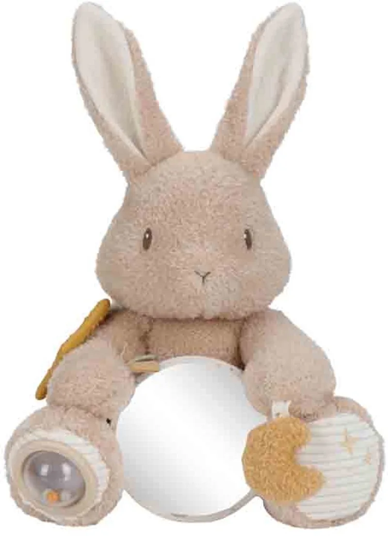 Newborn Naturals activity soft toy Baby Bunny by Little Dutch in Multicolour – product photo 1 of 4