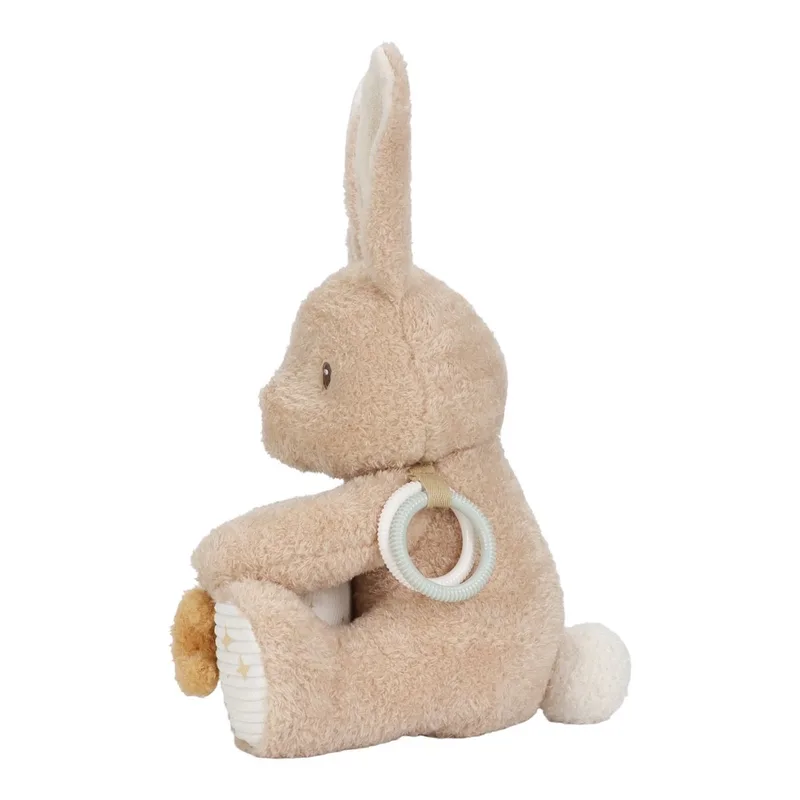 Newborn Naturals activity soft toy Baby Bunny by Little Dutch in Multicolour – product photo 4 of 4