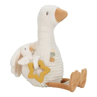 Newborn Naturals Activiteitenknuffel Little Goose van Little Dutch in Meerkleurig – productfoto 3 van 4