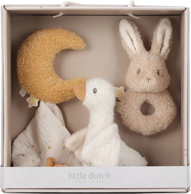 Newborn Naturals Giftset van Little Dutch in Wit – productfoto 1 van 4