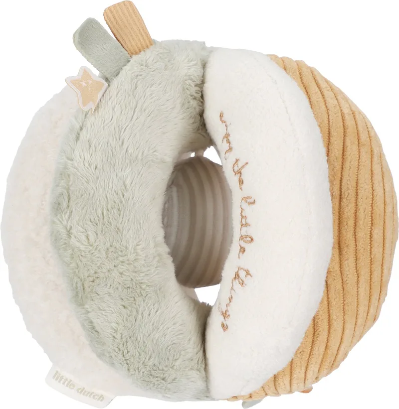 Newborn Naturals Grijpbal van Little Dutch in Wit – productfoto 1 van 3