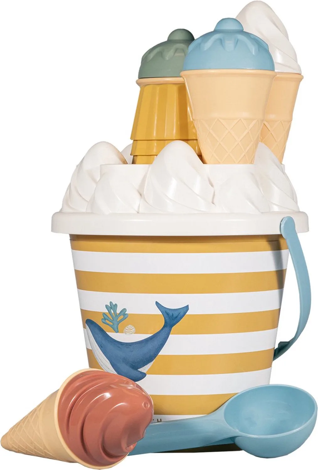 Ocean World IJsjes Emmerset 14 delig by Little Dutch in Yellow – product photo