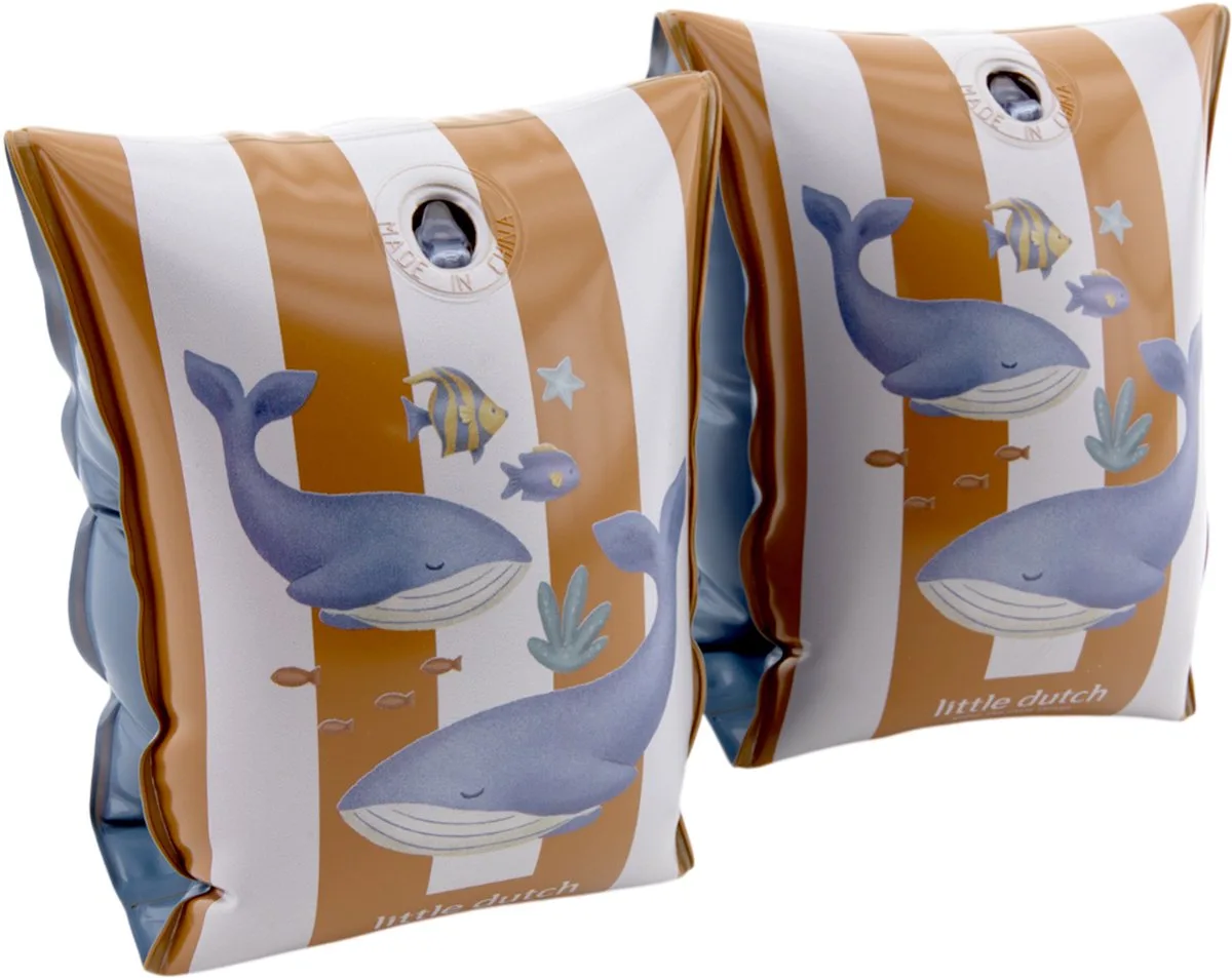 Ocean World Zwembandjes van Little Dutch in Blauw – productfoto