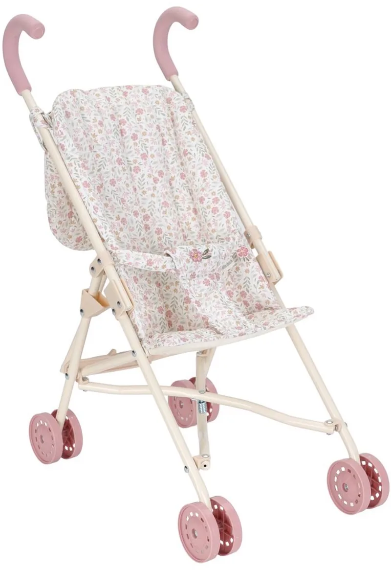 Poppenbuggy - Flowers & Butterflies från Little Dutch i Metalen poppenbuggy nieuw – produktbild