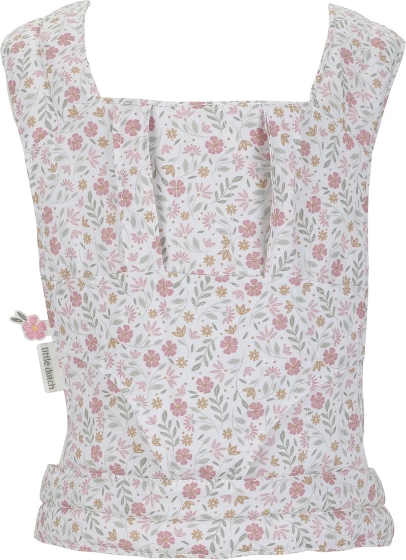 Poppendraagzak Soft Flowers van Little Dutch in Roze – productfoto