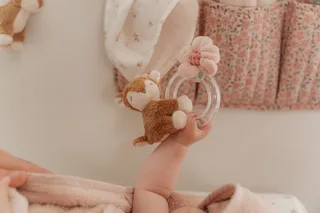 Ringrammelaar Hert - Fairy Garden by Little Dutch in Pink – product photo 2 of 3