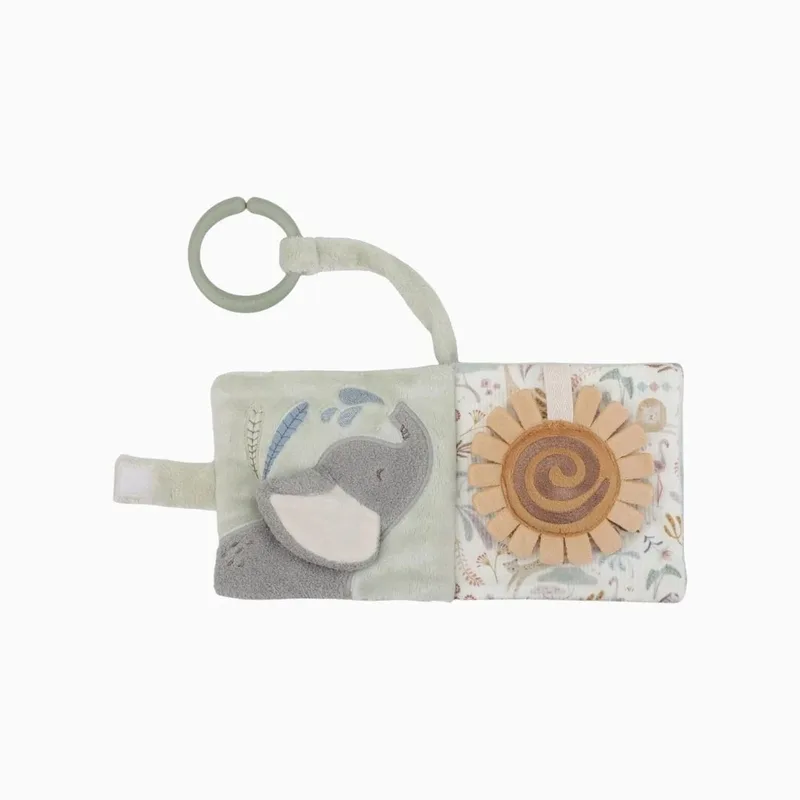 Safari Friends Buggyboekje van Little Dutch in Groen – productfoto 4 van 6