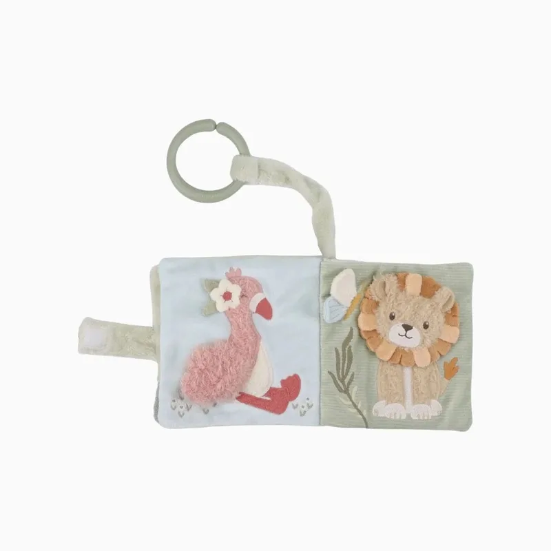 Safari Friends Buggyboekje van Little Dutch in Groen – productfoto 2 van 6
