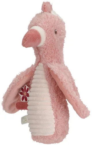 Safari Friends Knijprammelaar Flamingo - Baby speelgoed - grijp baby speelgoed de Little Dutch en Vert – photo du produit 1 sur 4