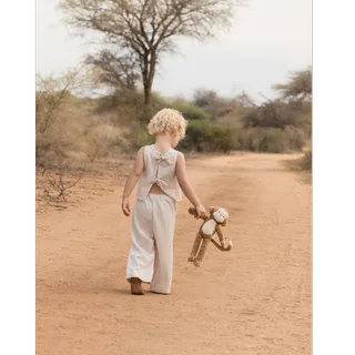 Safari Friends Knuffel Aap från Little Dutch i Brun – produktbild 4 av 4