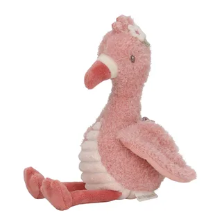Safari Friends Knuffel Flamingo - 17 cm de Little Dutch en Rose – photo du produit 2 sur 4