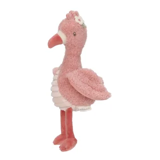 Safari Friends Knuffel Flamingo - 17 cm de Little Dutch en Rose – photo du produit 3 sur 4