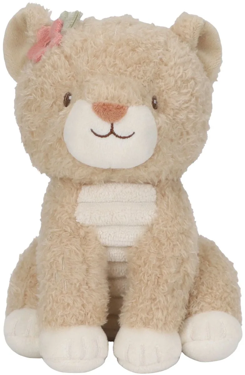 Safari Friends Knuffel Leeuwin - 17 cm de Little Dutch en Beige – photo du produit
