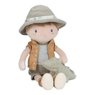 Safari Friends Knuffelpop Jim by Little Dutch in Green – product photo 2 of 4