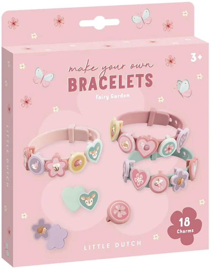 Bambolino Toys Little Dutch DIY Slide Bracelets Fairy Garden von Little Dutch in Rosa – Produktfoto