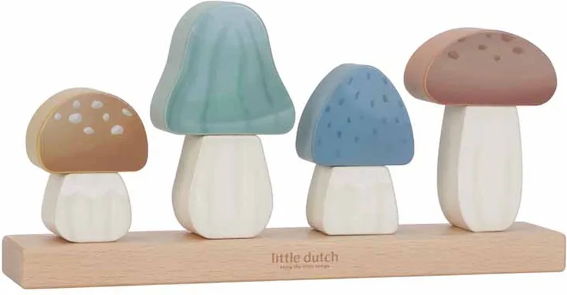 Stapelaar Paddenstoelen - FSC by Little Dutch in Forest Friends – product photo
