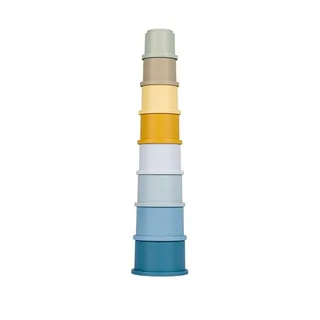 Gobelets empilables bleus de Little Dutch en Bleu – photo du produit 3 sur 3