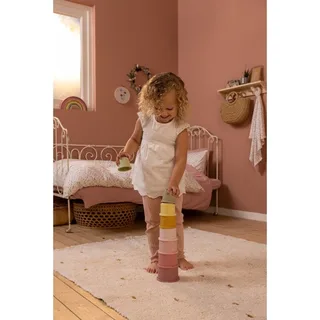 Stapelbekers Roze van Little Dutch in Roze – productfoto 2 van 3