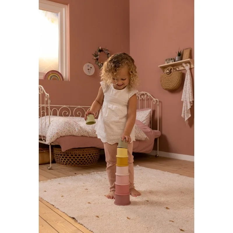 Stapelbekers Roze van Little Dutch in Roze – productfoto 2 van 3