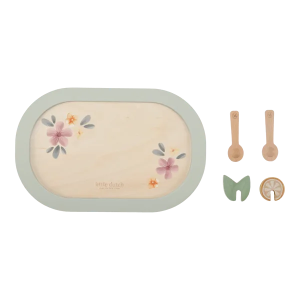 Tea set, wood by Little Dutch in Theesetje nieuw – product photo 3 of 3