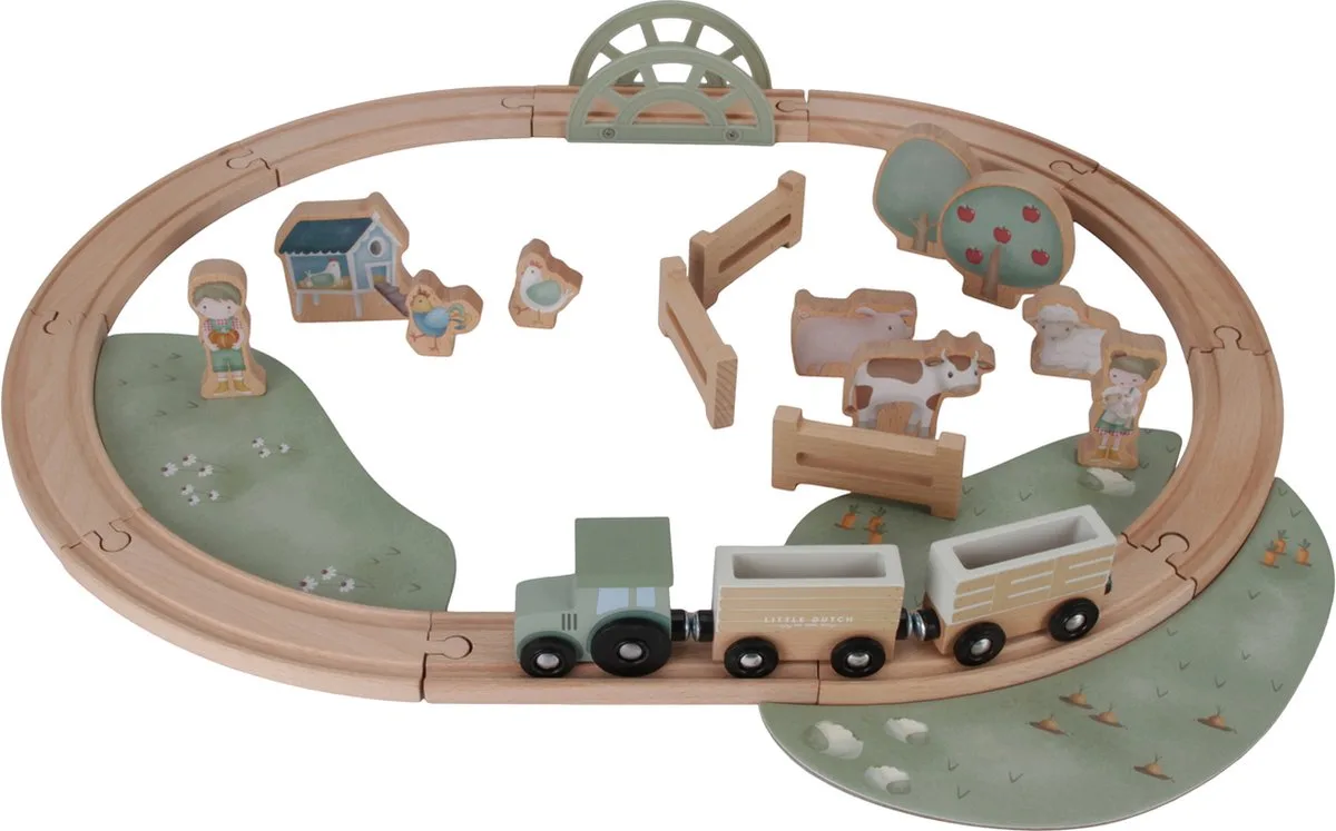 Treinset FSC - Little Farm by Little Dutch in Multicolour – product photo