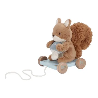 Animal à tirer Écureuil Forest Friends de Little Dutch en Marron – photo du produit 2 sur 4