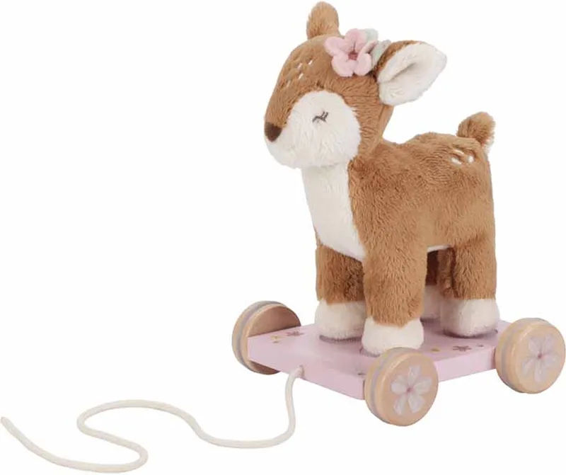 Pull-along Deer - Fairy Garden von Little Dutch in Braun – Produktfoto