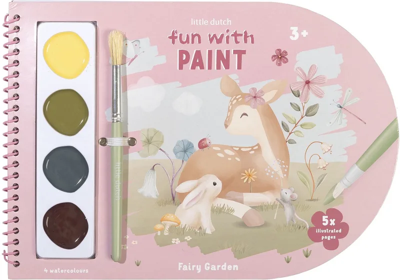 Paint Book Fairy Garden von Little Dutch in Verfboek, Fairy Garden – Produktfoto