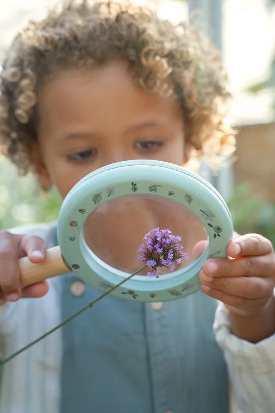 Vergrootglas Forest Friends FSC van Little Dutch in Blauw – productfoto 4 van 4