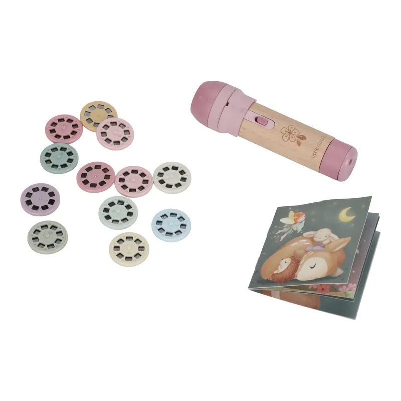 verhalen projector zaklamp van Little Dutch in Roze – productfoto 4 van 4