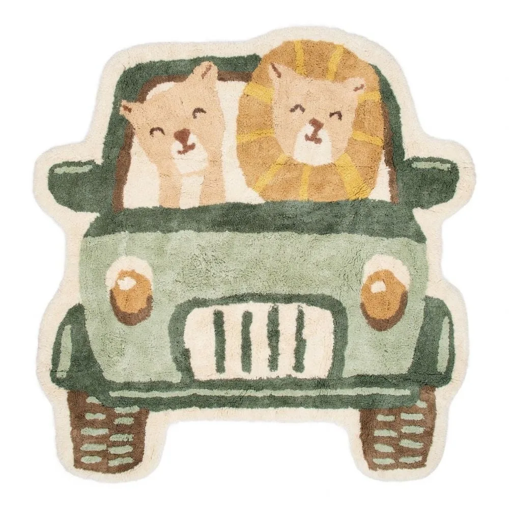 Vloerkleed Little Dutch Safari Friends Safari Jeep by Little Dutch – product photo