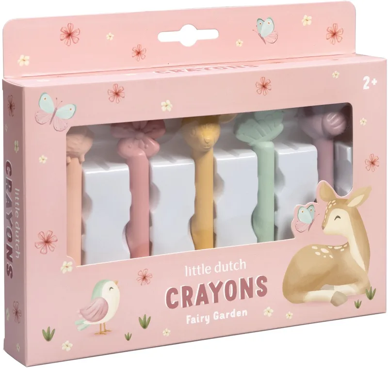 Bambolino Toys Little Dutch Wax Crayons Fairy Garden von Little Dutch in Waskrijtjes, Fairy Garden – Produktfoto