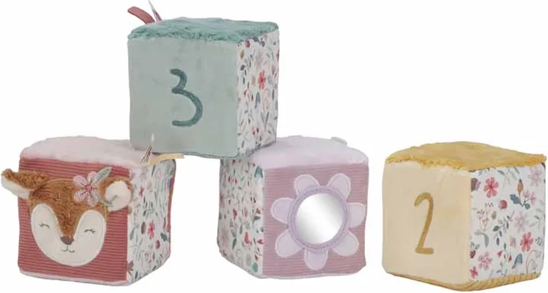 Zachte blokkenset - Fairy Garden van Little Dutch in Meerkleurig – productfoto