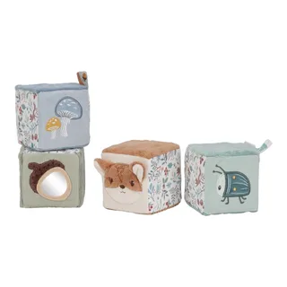 Zachte blokkenset - Forest Friends van Little Dutch in Meerkleurig – productfoto 4 van 4