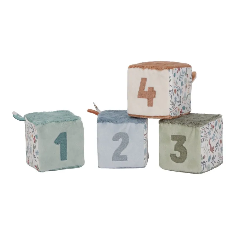 Zachte blokkenset - Forest Friends van Little Dutch in Meerkleurig – productfoto 3 van 4