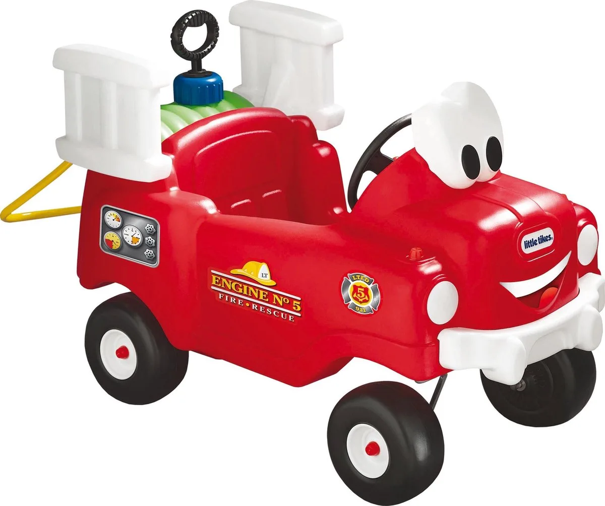 Cozy Coupe Brandweerwagen met Waterspuit Loopauto de Little Tikes en Rouge – photo du produit