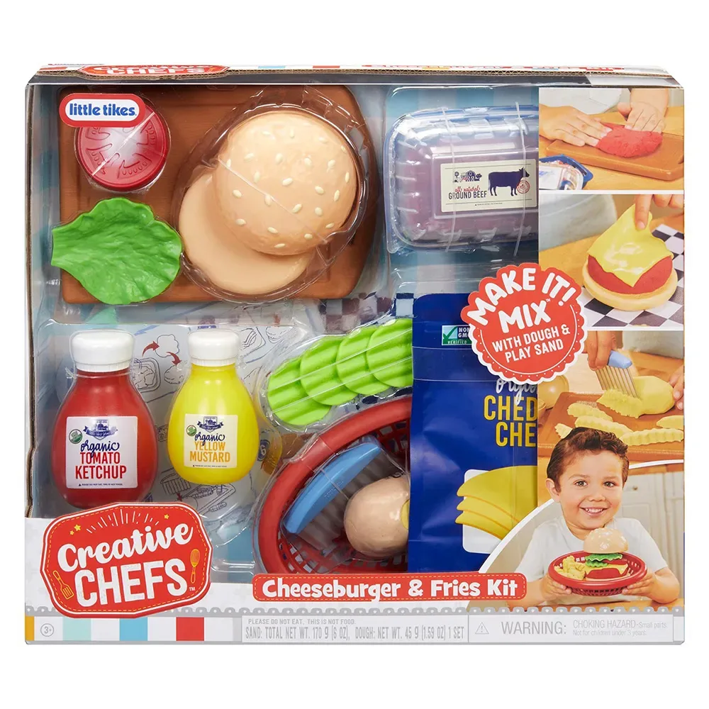Kit Cheeseburger/frites Des Chefs Créatifs de Little Tikes – photo du produit