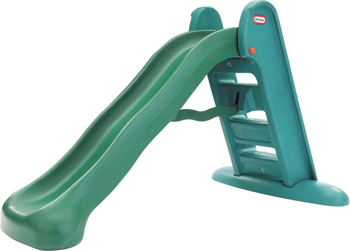 Glijbaan Large Slide - Peuter -Voor Buiten de Little Tikes en Vert – photo du produit