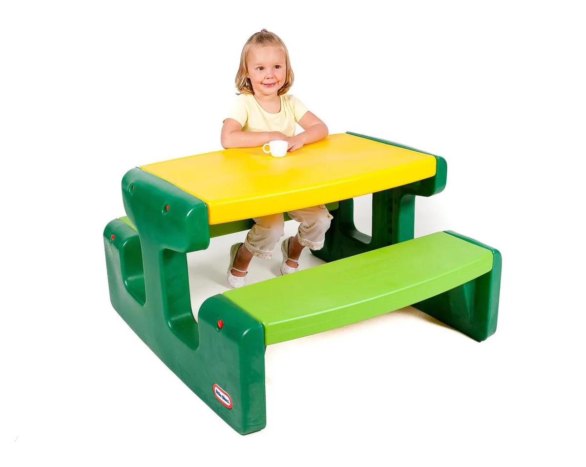 Grote Speeltafel - Picknicktafel de Little Tikes en Vert – photo du produit