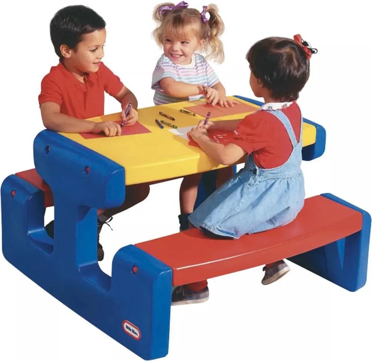 Grote Speeltafel - Picknicktafel Primary fra Little Tikes i Blå – produktbillede