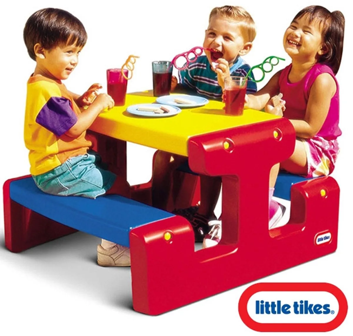 Junior Primary Picknicktafel - Speeltafel van Little Tikes in Blauw – productfoto