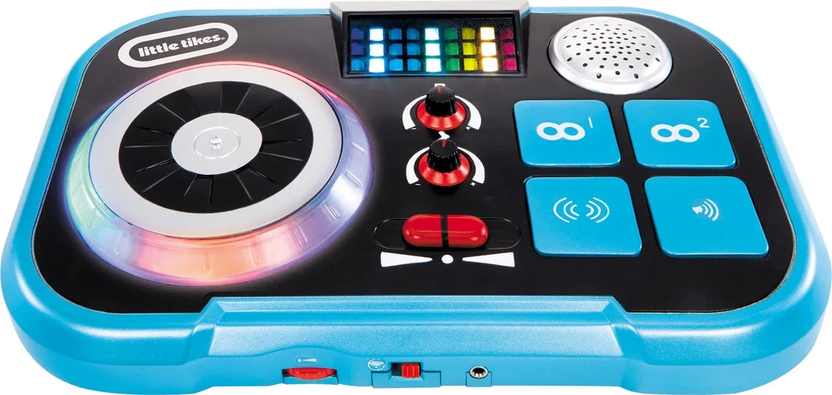 My Real Jam DJ-Mixer Draaitafel - Speelgoedinstrument von Little Tikes in Blau – Produktfoto