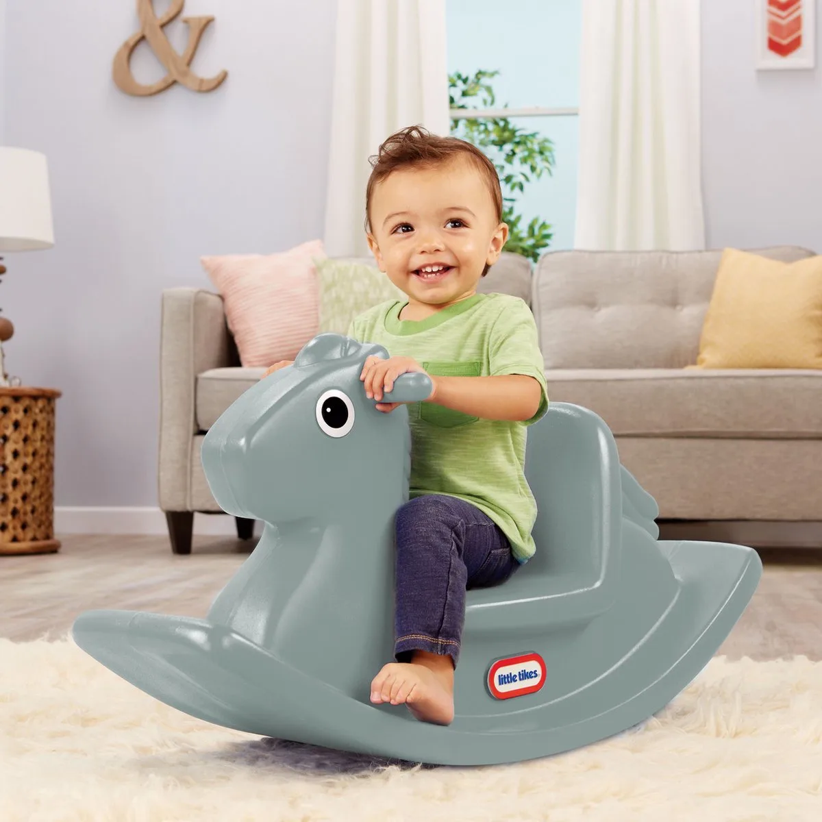 Rocking Horse - Schommelwip - Wipwap Voor Binnen en Buiten från Little Tikes i Grå – produktbild