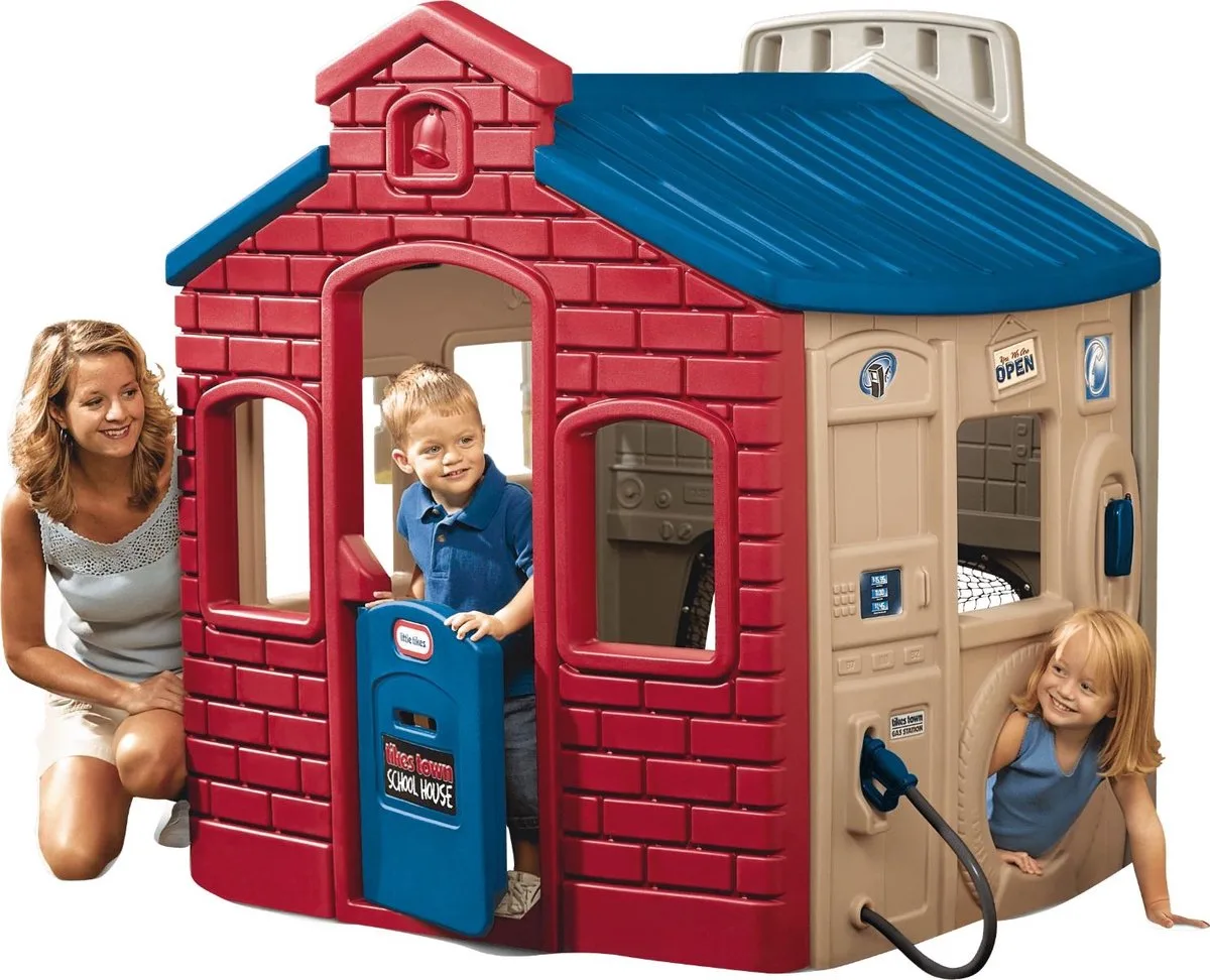 Speelhuis Earth - Beige/Rood van Little Tikes in Beige – productfoto